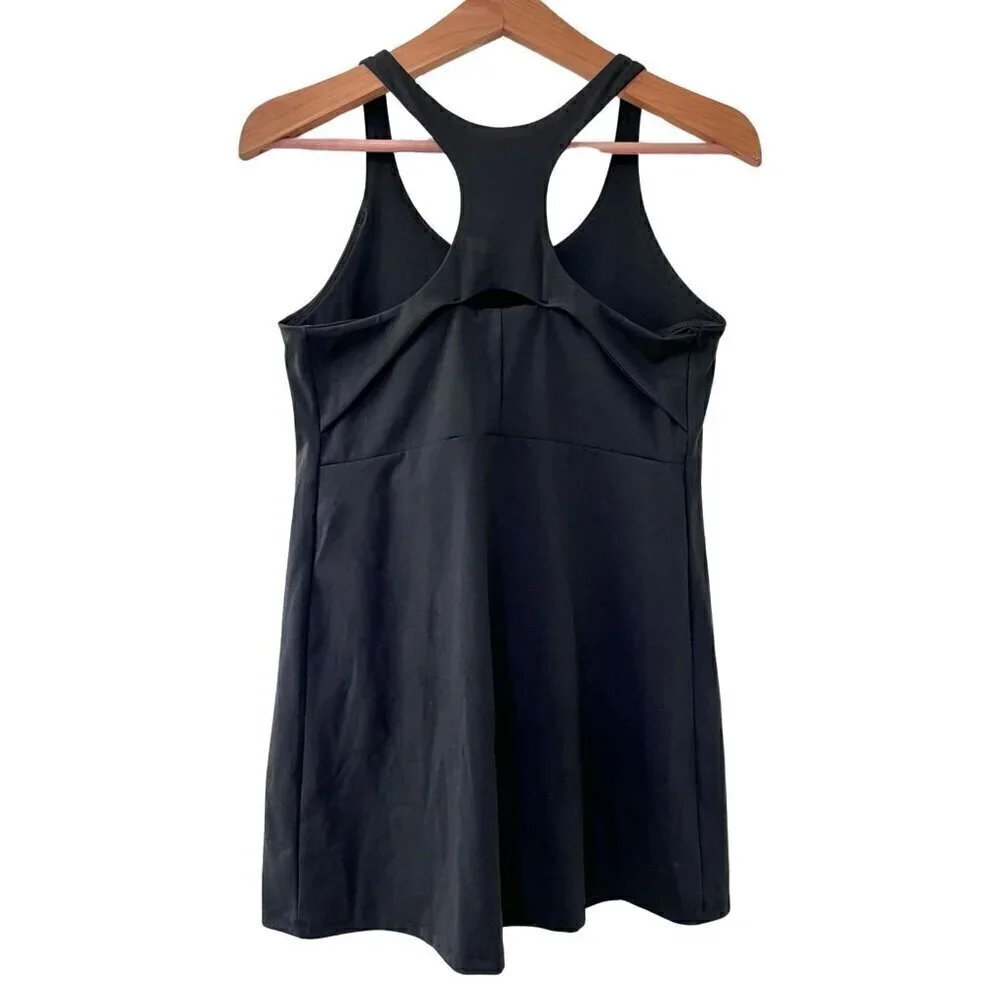 J Crew Racerback Active Dress Shorts Liner Size S Black Athletic Gym Workout NWT
